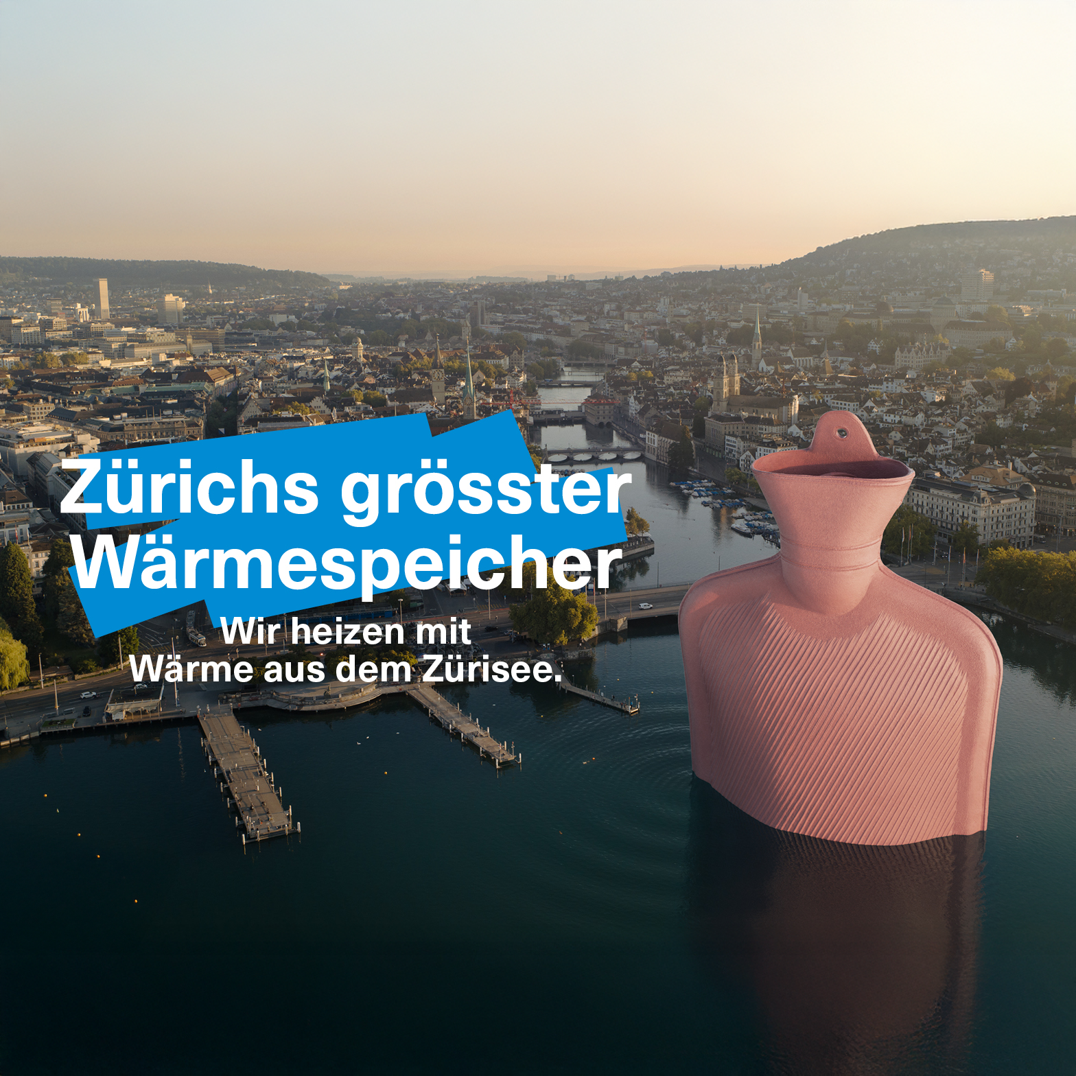 Heizen mit dem Zürichsee