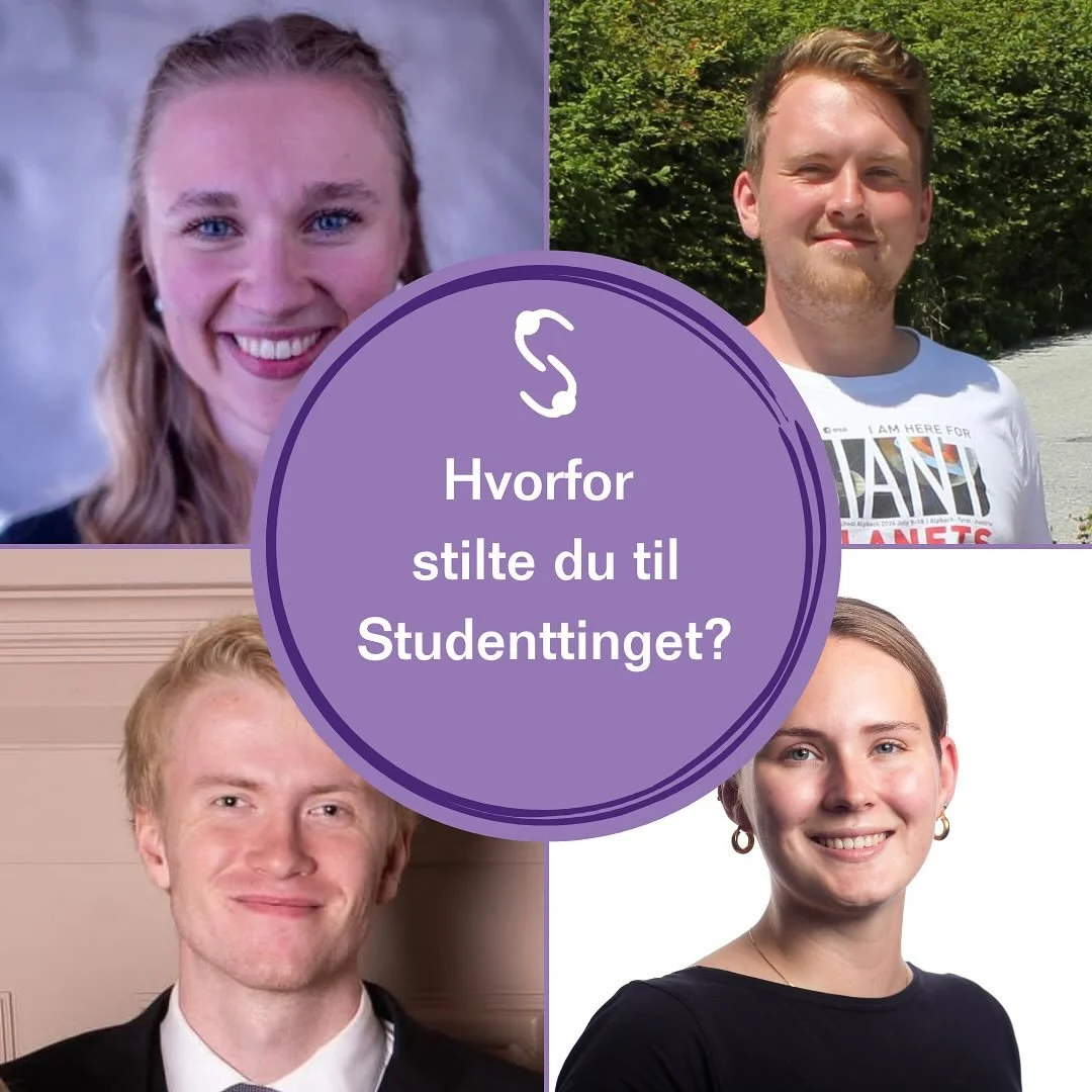 Les om hvorfor noen av årets representanter stilte til Studenttinget! Vil du også bli representant? Husk å still til valg innen fredag 24. oktober💥