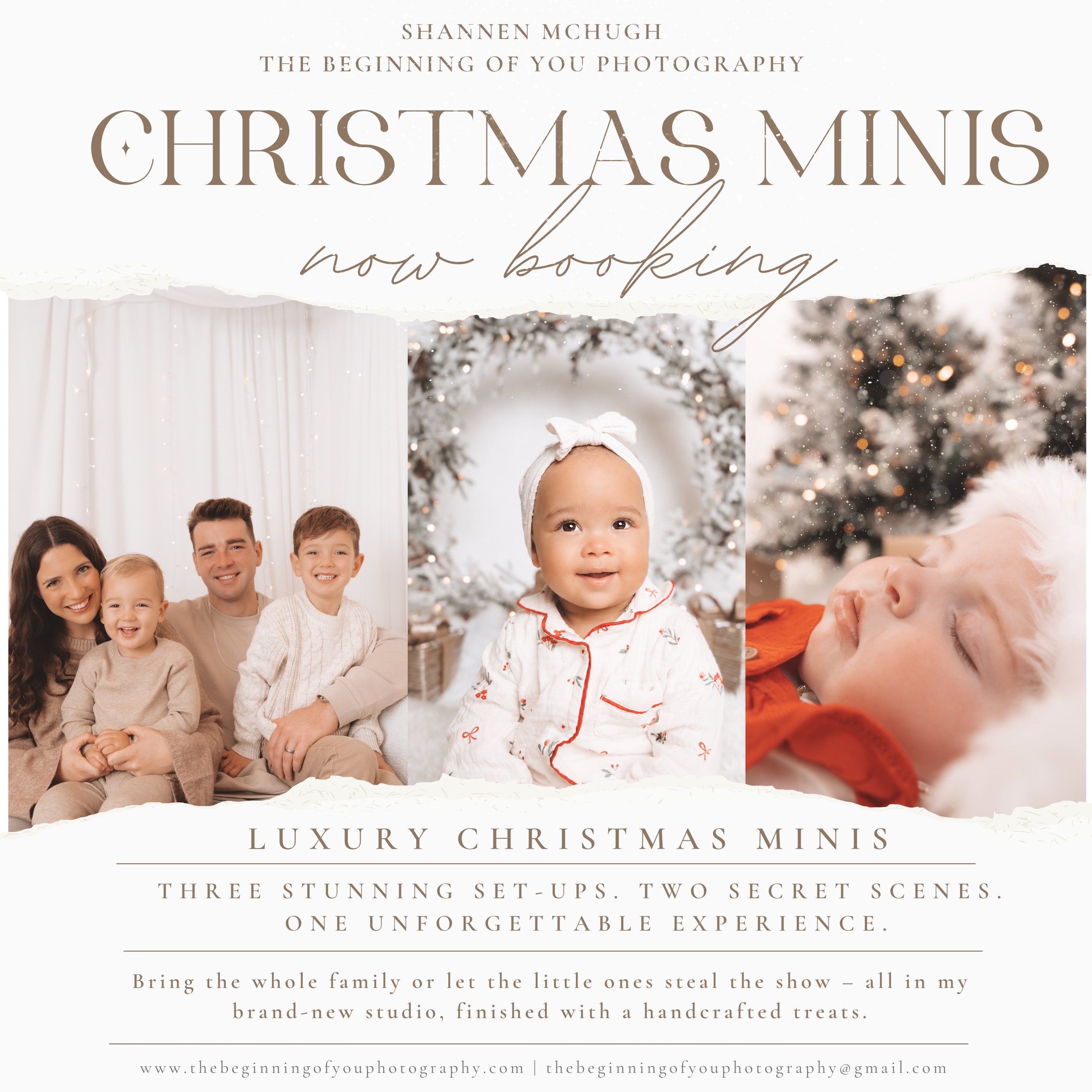 ✨🎄 CHRISTMAS MINIS 2026 ARE OFFICIALLY LIVE 🎄✨

https://book.usesession.com/s/r86ZmQmh0t

The wait is over&hellip; Christmas magic has arrived. 🤍

My most-loved, most in-demand sessions of the year are now officially OPEN for booking.

This year i