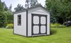 Pre Made Rhs Shed Frame Custom Prefab Sheds + Garages — Red Shed Co.