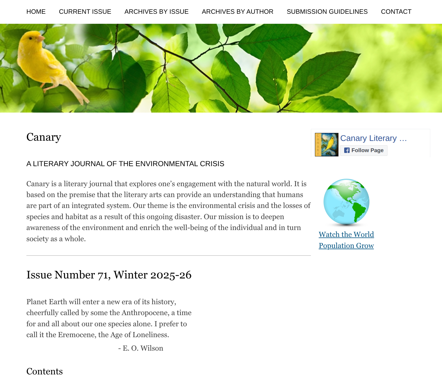 “Impending” out in Canary