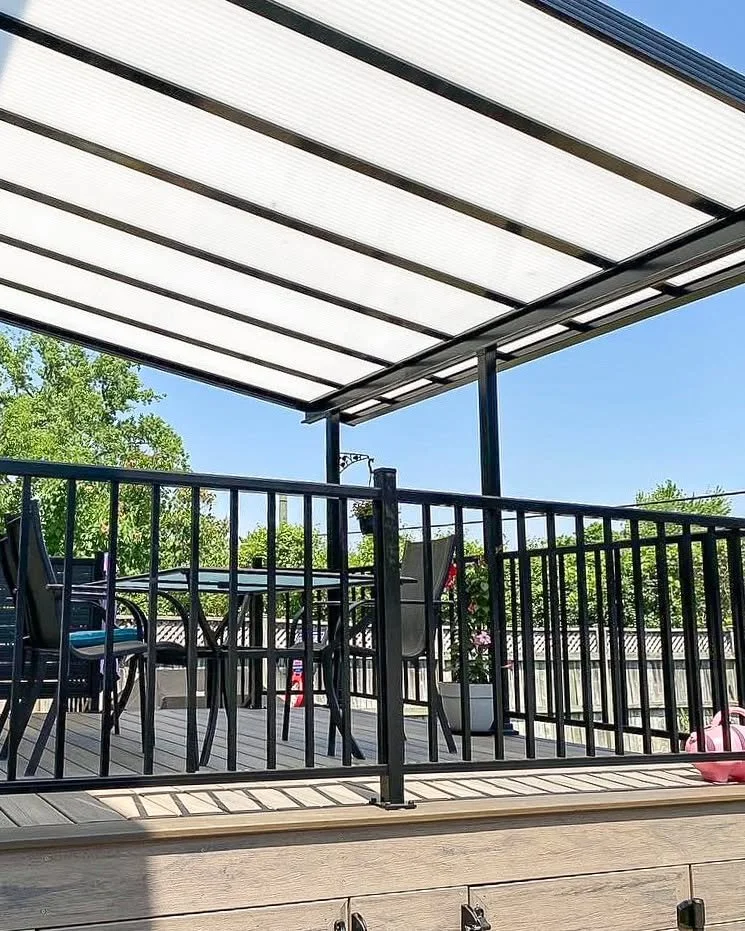 A clean patio cover changes how the entire deck gets used. 

Shade when you want it, open views all around, and a structure that feels built into the home from day one.

#SunspaceUbora #PatioCover #OutdoorLiving #CoveredDeck #BackyardDesign #ModernOu