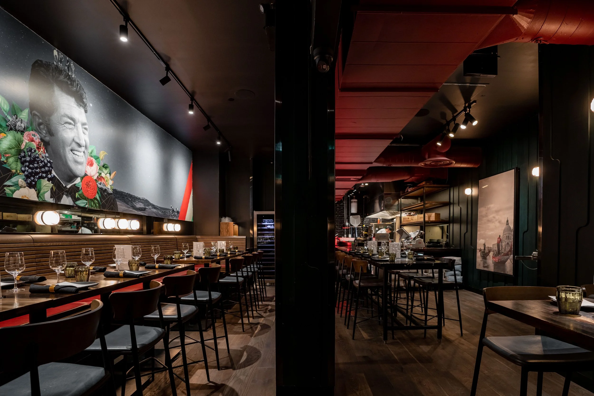 a private room with it's own entrance that can be booked exclusively for a private group dinner or event.