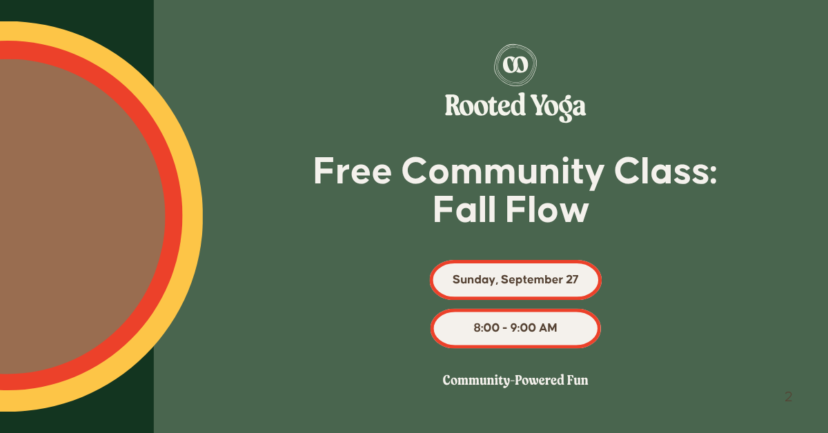 Free Community Class: Fall Flow