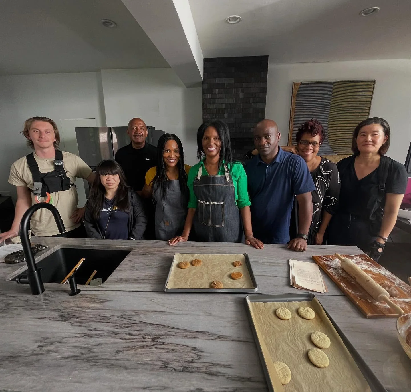 🎬 Every frame, every beat, every word was shaped by our incredible team. There would be no Good Home Training without their talent, focus and commitment to excellence on a tight timeline. 

This photo was taken on the day we shot our baking scene an
