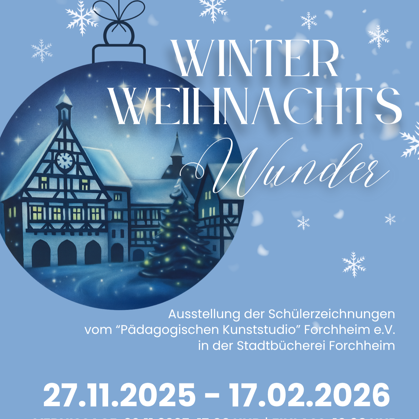 STaBü + Kunststudio: „Winter-Weihnachts-Wunder“