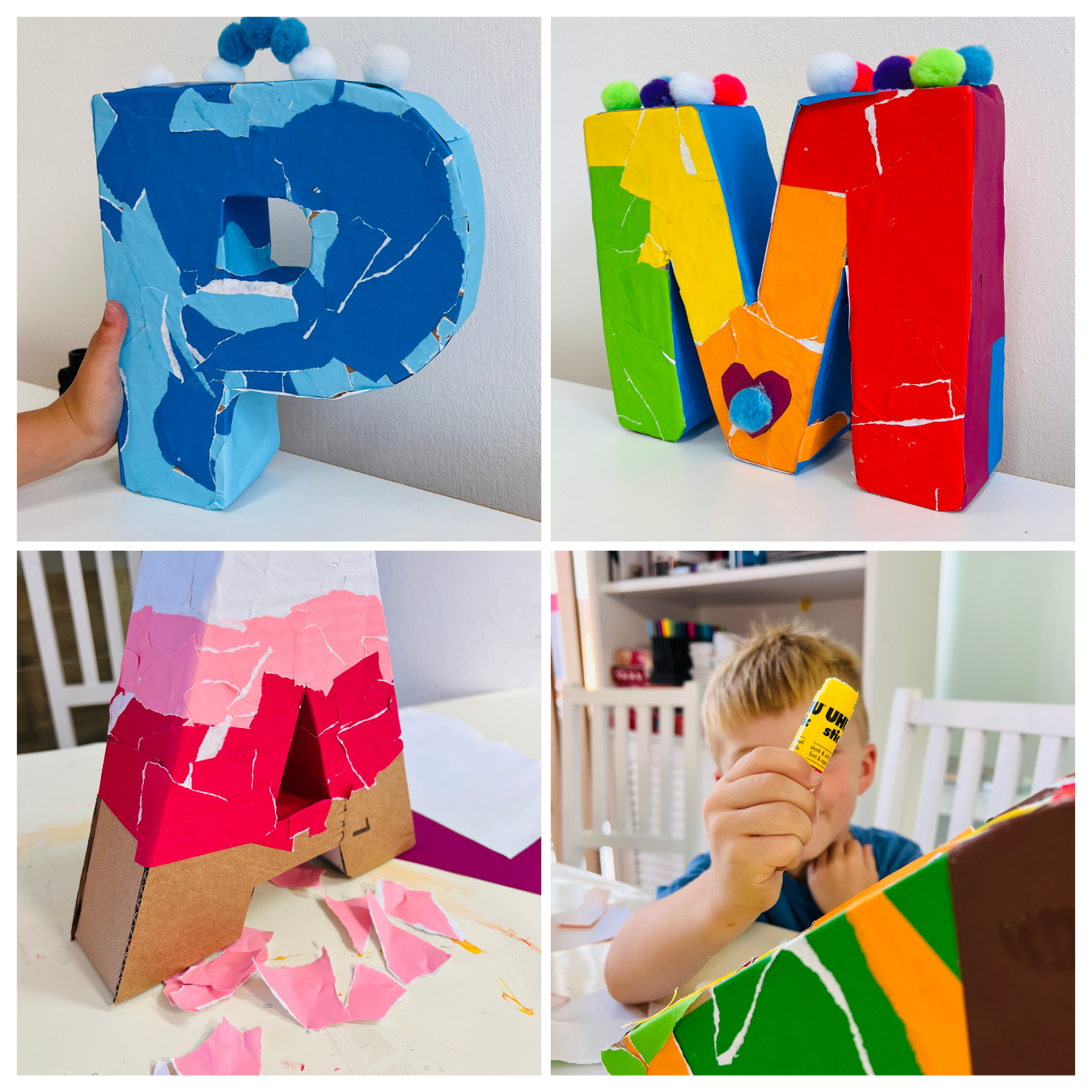 3D Buchstaben basteln