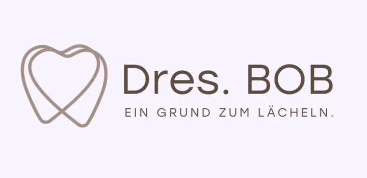 Logo in Grautönen von Dres. Bob in Forchheim