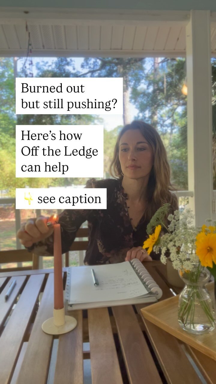 What is Off the Ledge?
It’s my signature coaching program for high-achievers at a breaking point…
the ones who’ve climbed, achieved, and checked all the boxes…
but are quietly wondering, “Is this it?”
It&rsquo