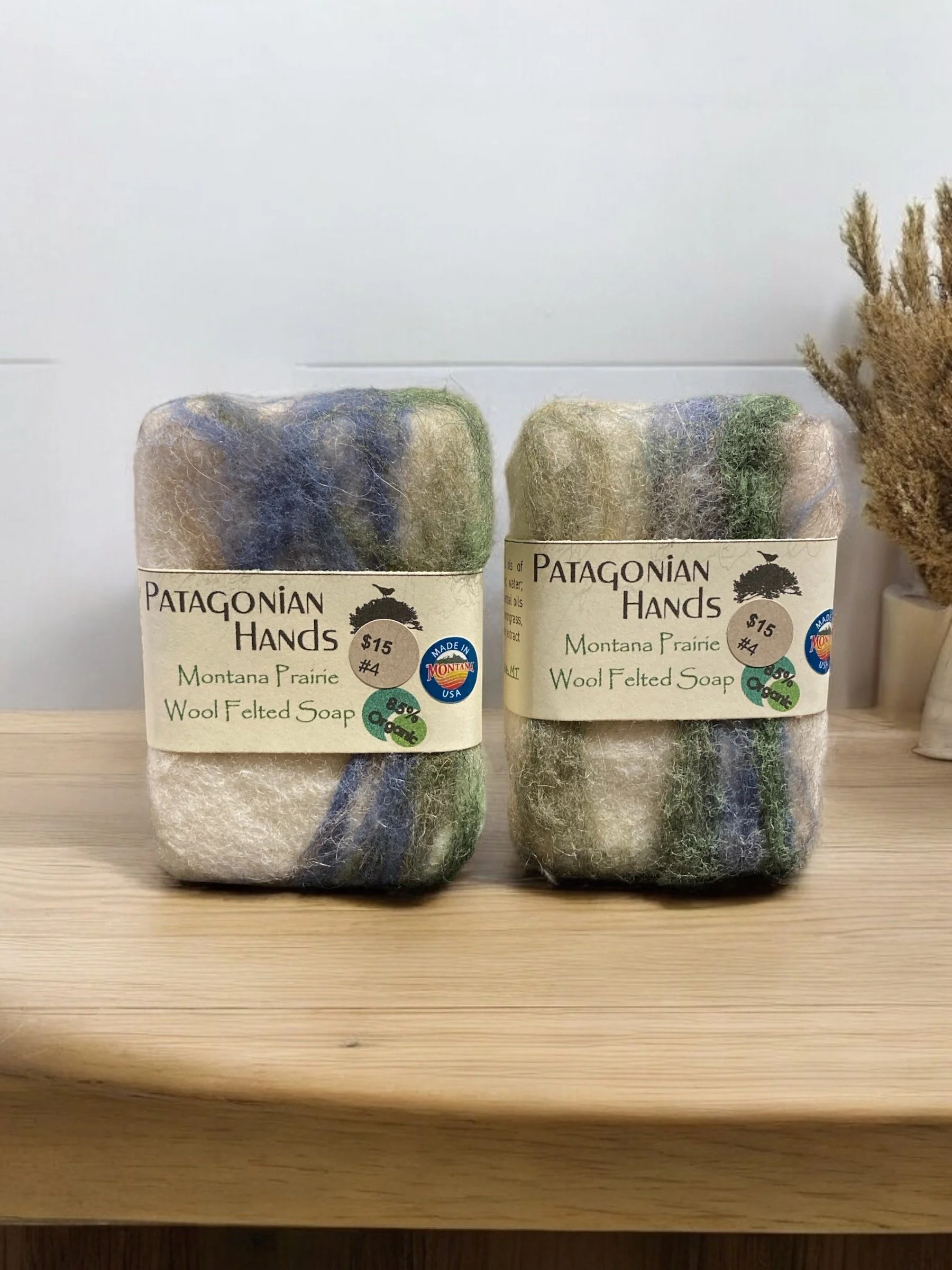 2 x $25 | Montana Prairie Felted Soap