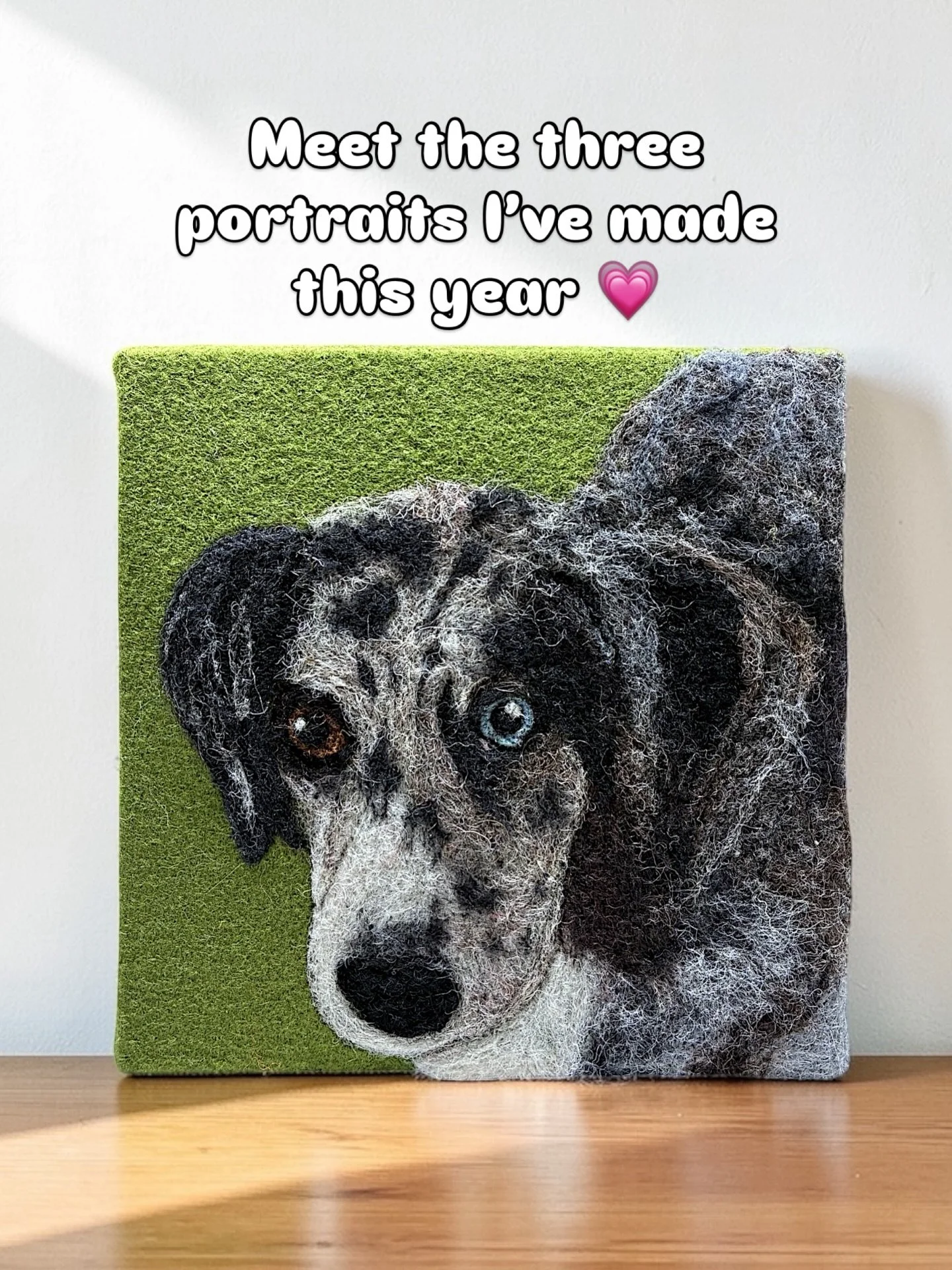 It&rsquo;s such an honor to create these portraits. Thank you for trusting in my hands 🙌 

However, I still can&rsquo;t bring myself to make one for Pooks, our forever pup who left us last year ❤️&zwj;🩹 One day, though, one day.

Enjoy the sunshine