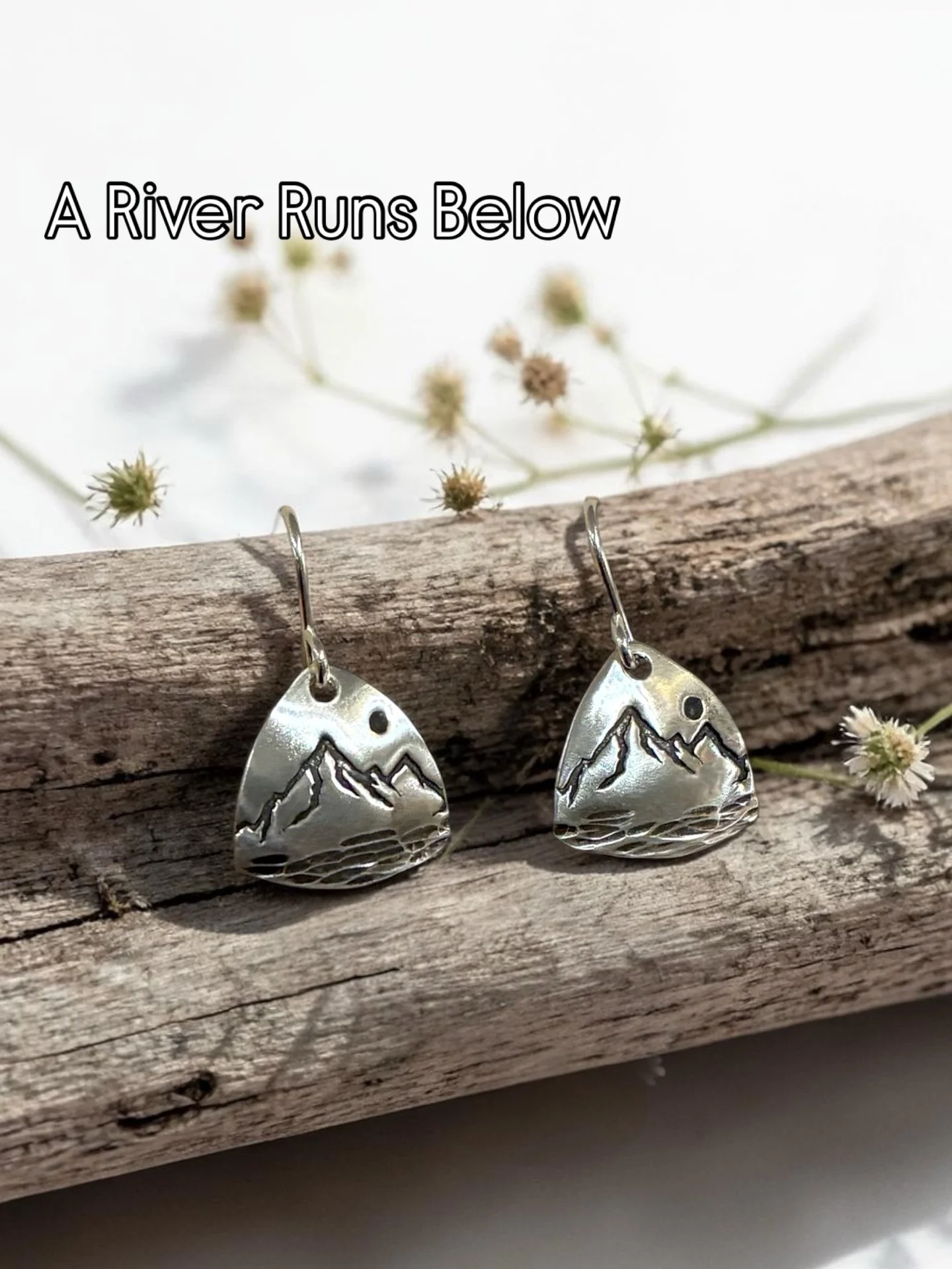 New earrings for the Bozeman MADE Fair! They are all handmade by me here in Missoula, I hand stamp each piece individually. 
They are made with Fine Silver (.999) and Sterling Silver (.925). 
Can&rsquo;t wait to show all the goodies Karl and I are wo