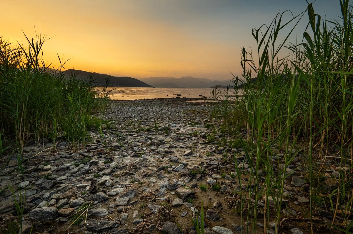 La secca del Lago a Ispra
