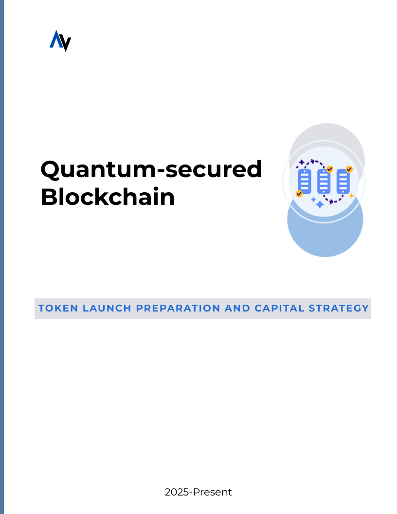 Partnered with quantum-secured blockchain company to provide  advisory services for token launch and a subsequent capital raise.