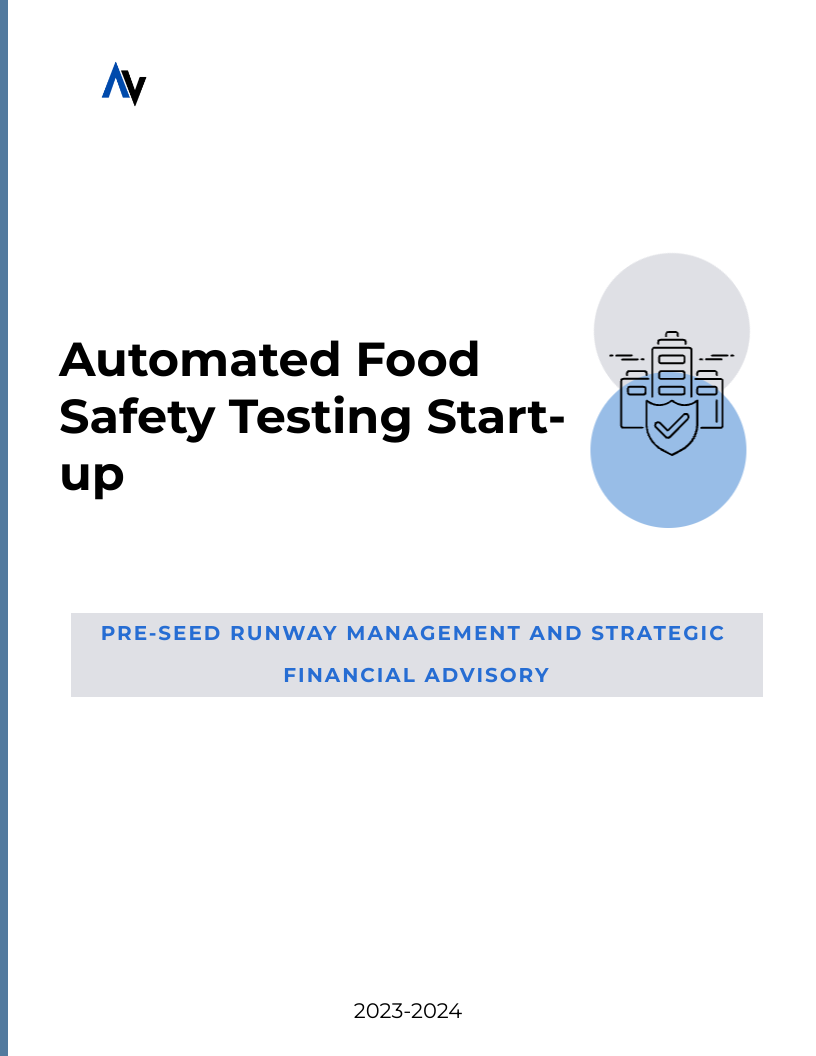 Three Vectors provides finance leadership services to an ated food safety testing start-up and advised on a recent capital raise.