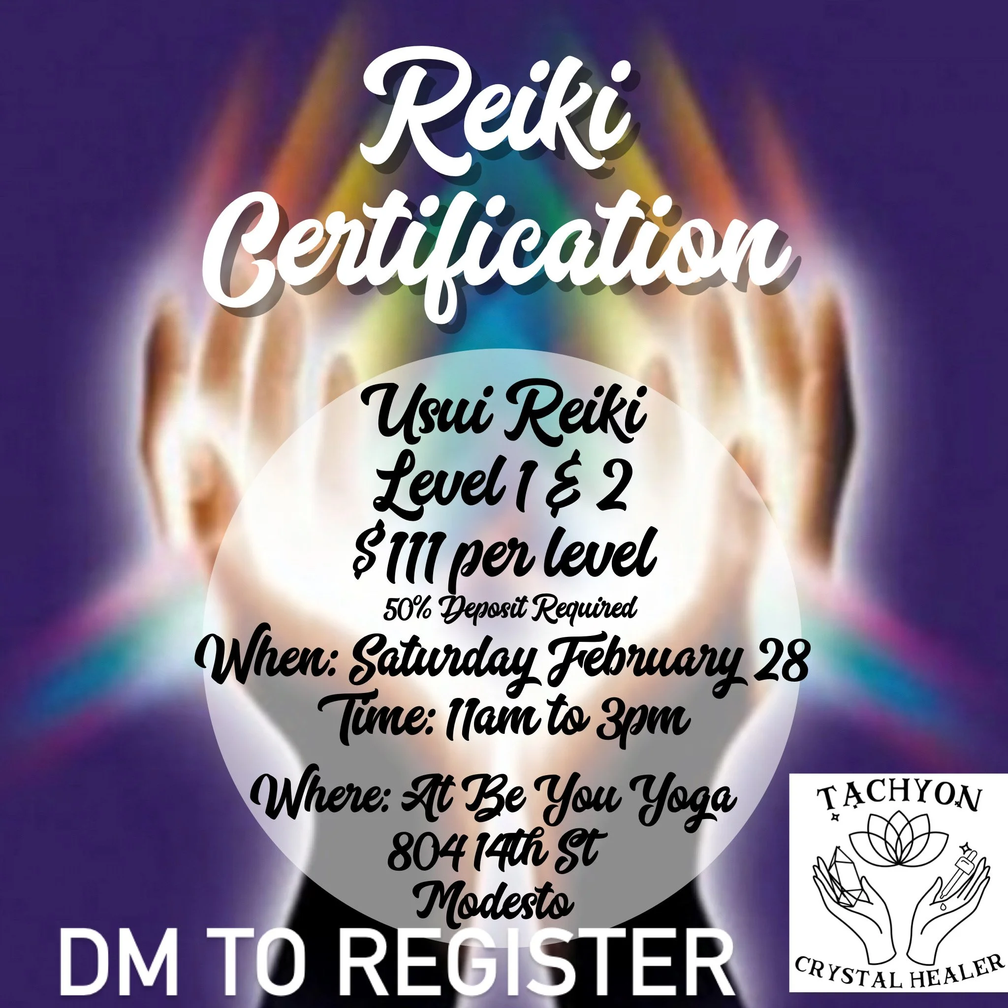 Usui Reiki Certification