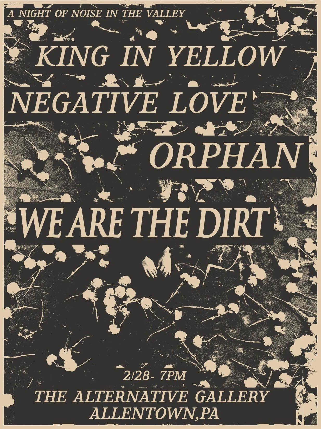 King In Yellow (NY)/ Negative Love (MD)/ Orphan (PA)