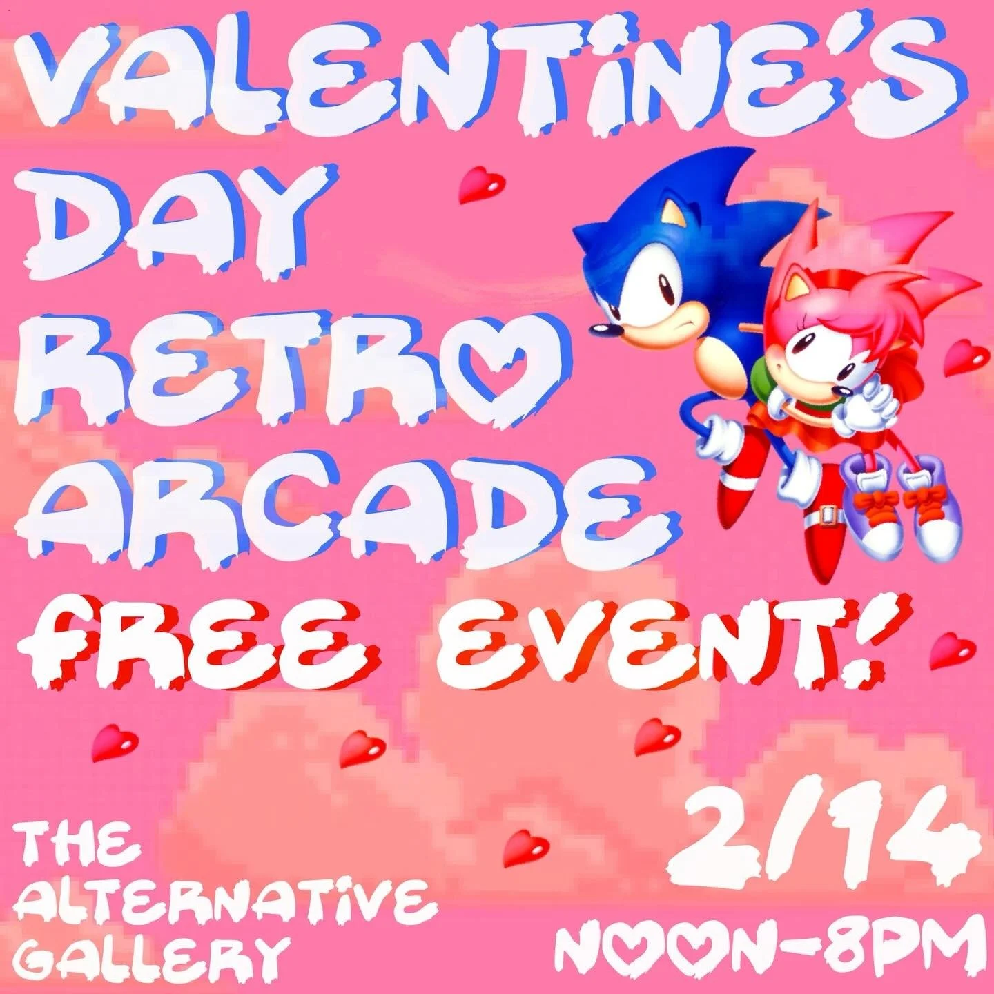 Valentine's Day Retro Arcade