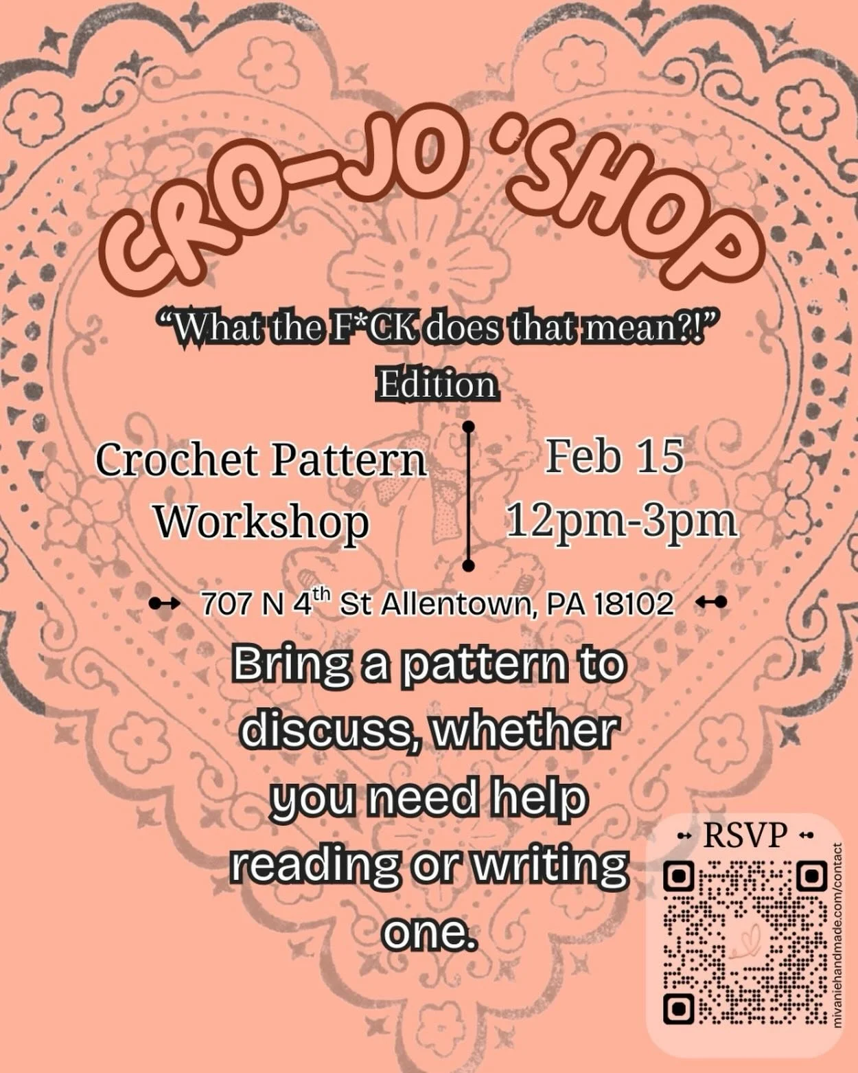 Cro-Jo ‘Shop Crochet workshop