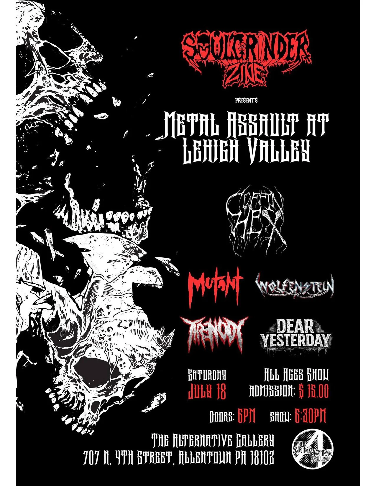 SoulGrinder Zine Presents - Metal Assault July