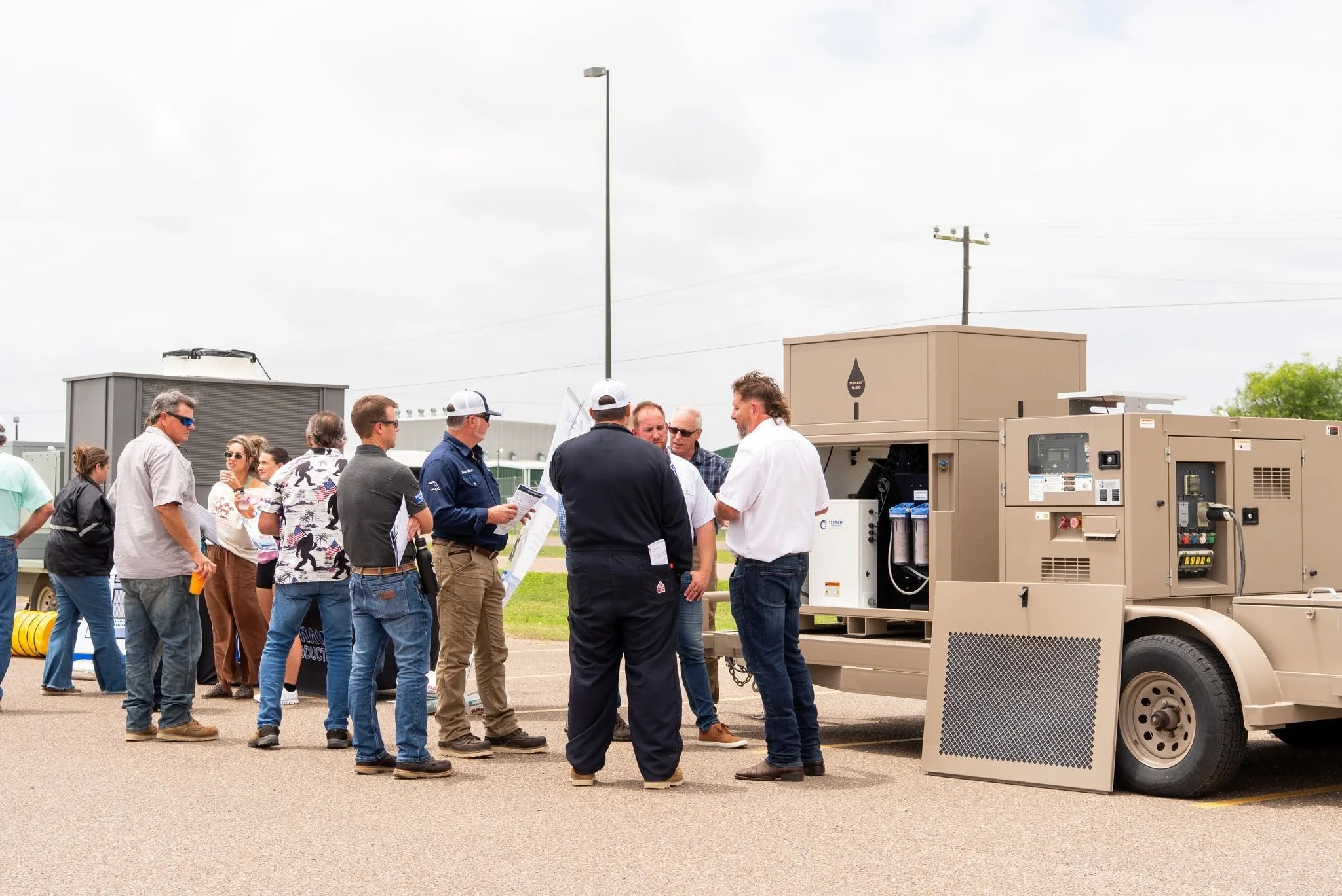 Tsunami Products Demonstrates Atmospheric Water Generation at San Patricio County Emergency Operations Center