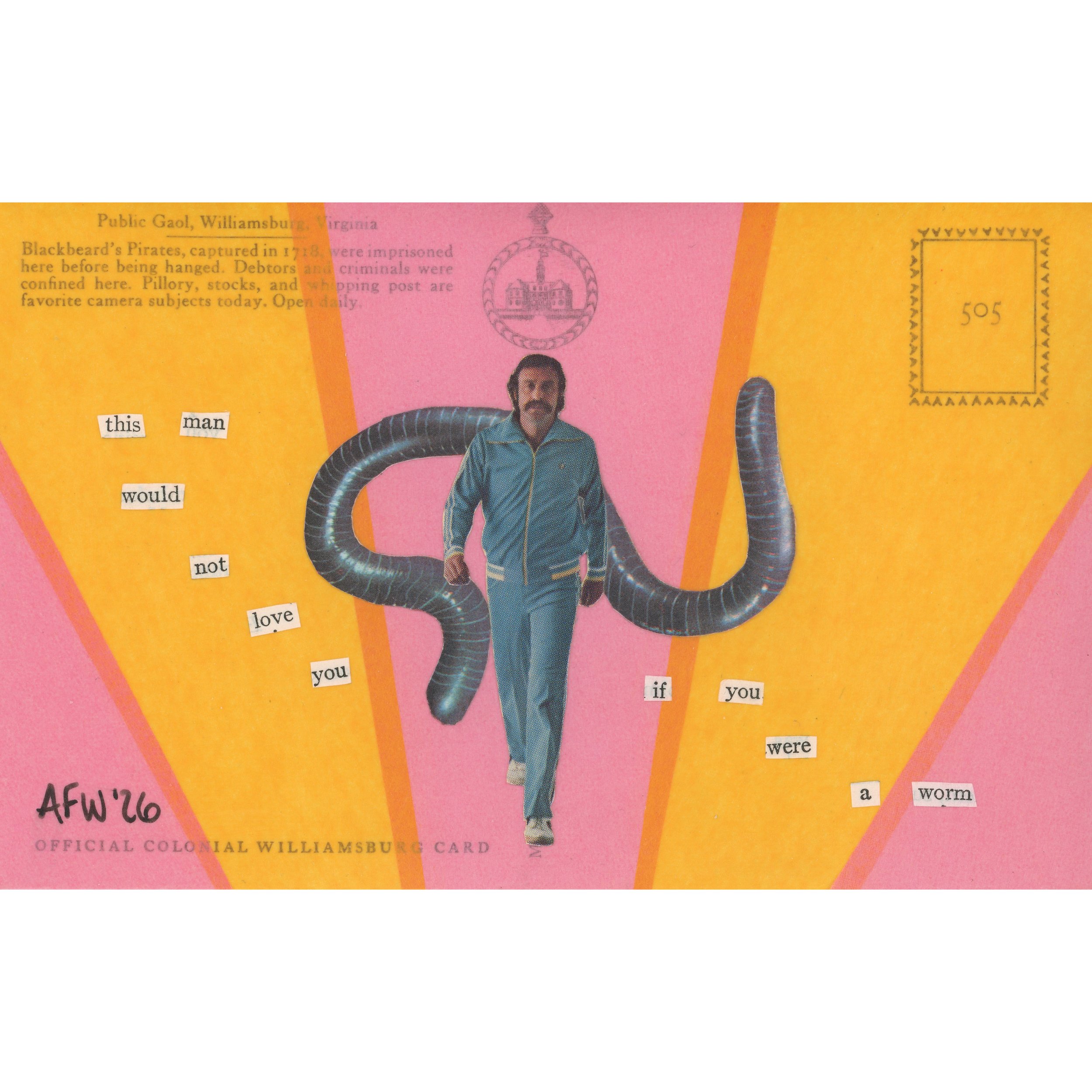 If You Were a Worm (framed)
