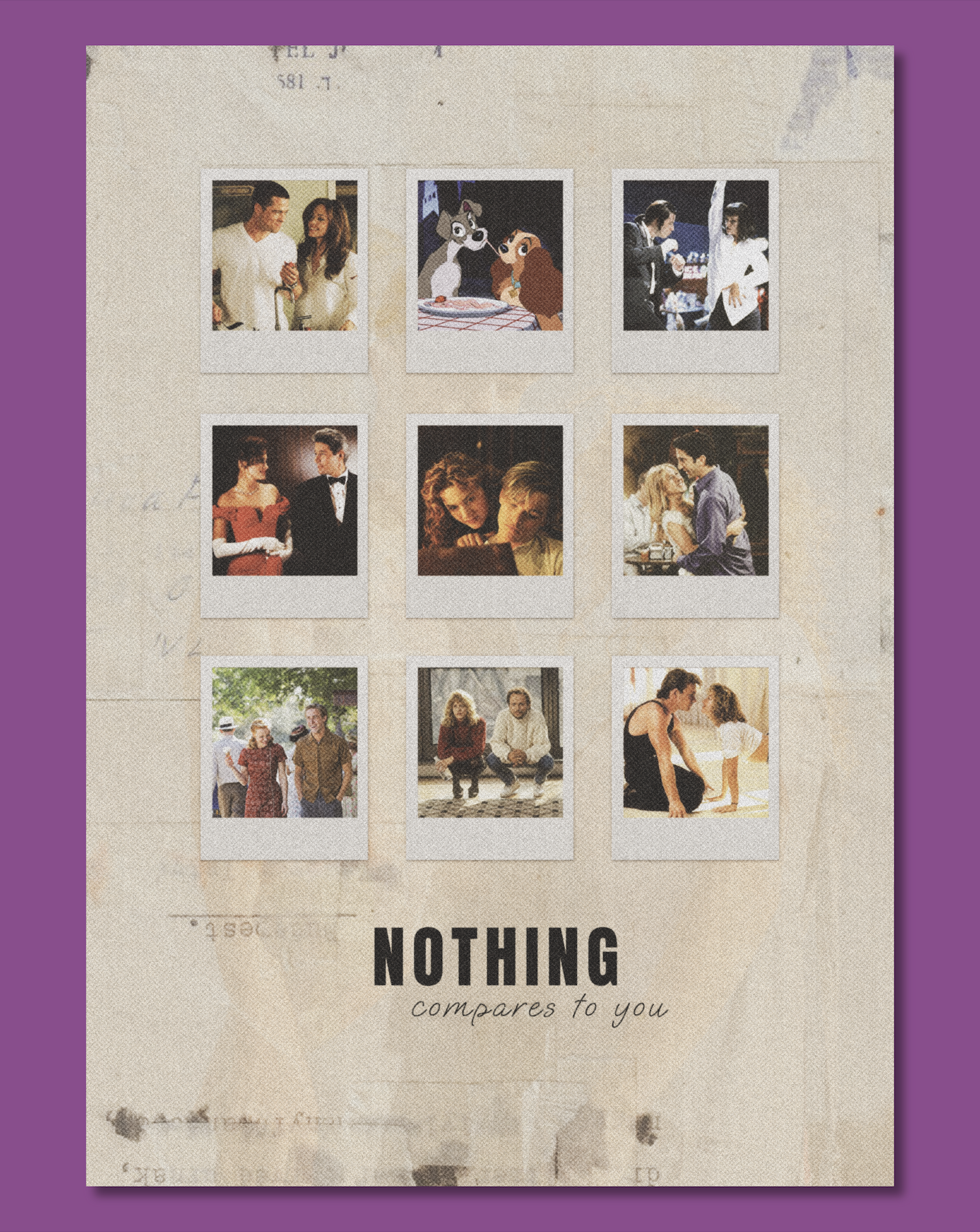 Nothing compares to you + Analog film grain
