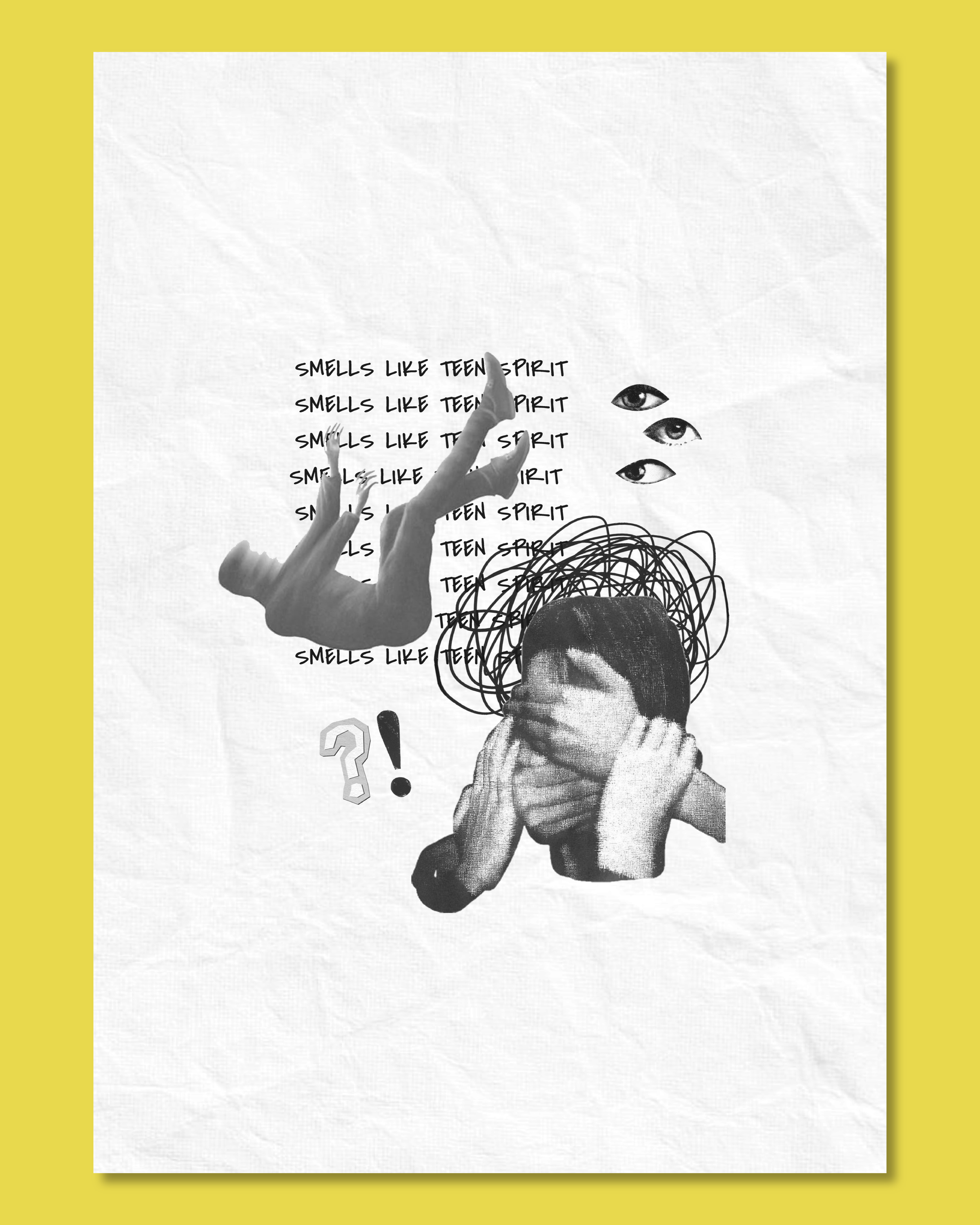 Smells Like Teen Spirit + Black and white only