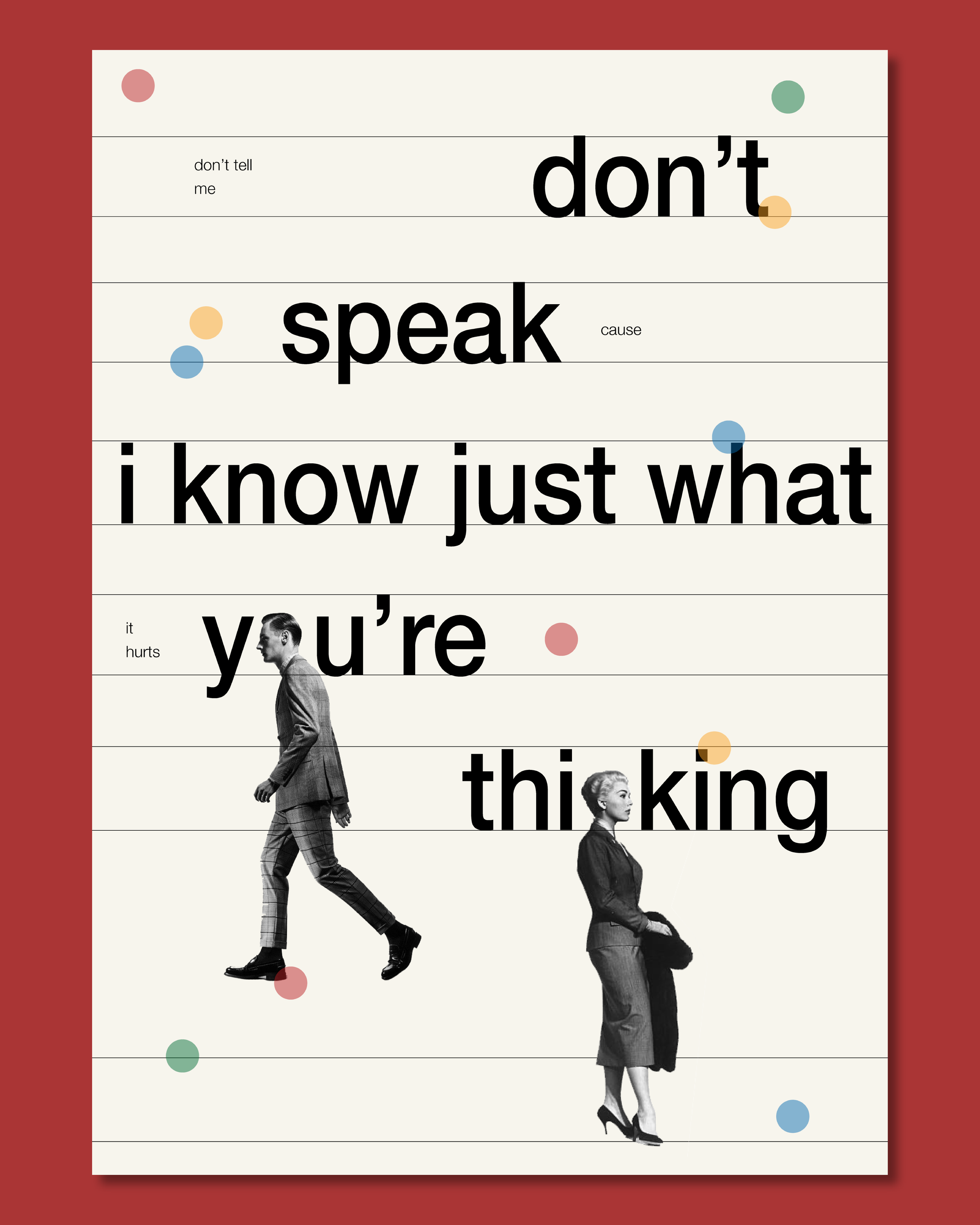 Don’t Speak + Editorial style
