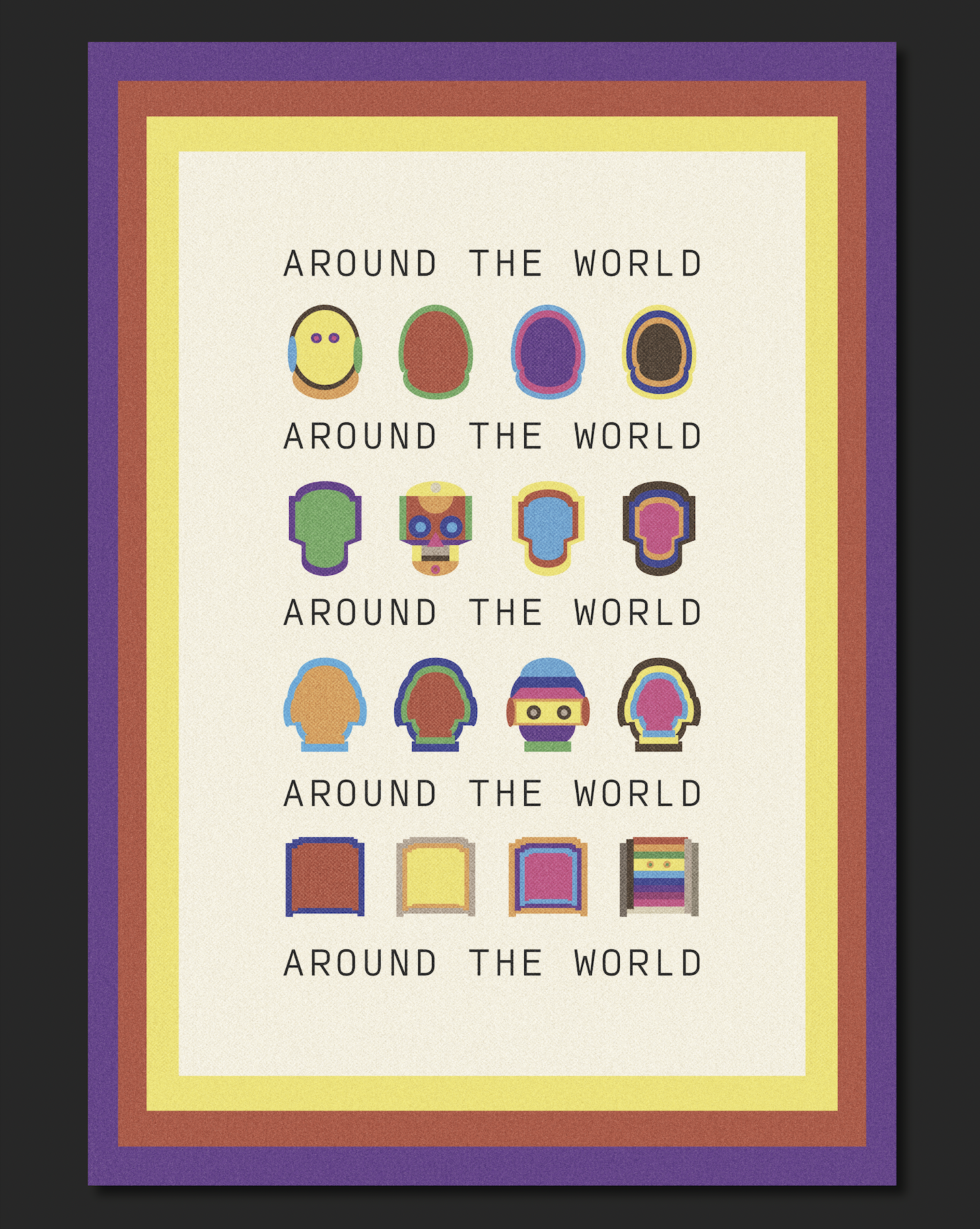 Around the World + Repetition of forms