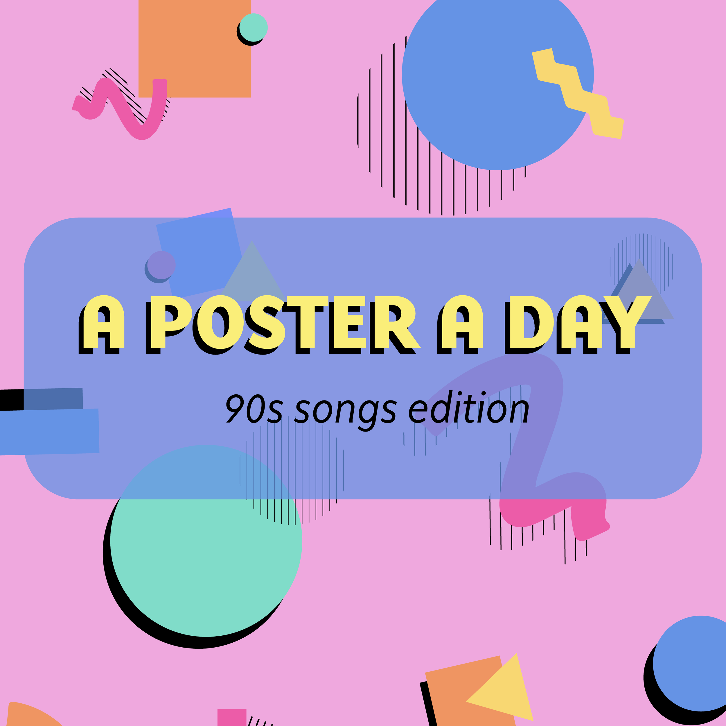 #APosterADay | 90s Edition