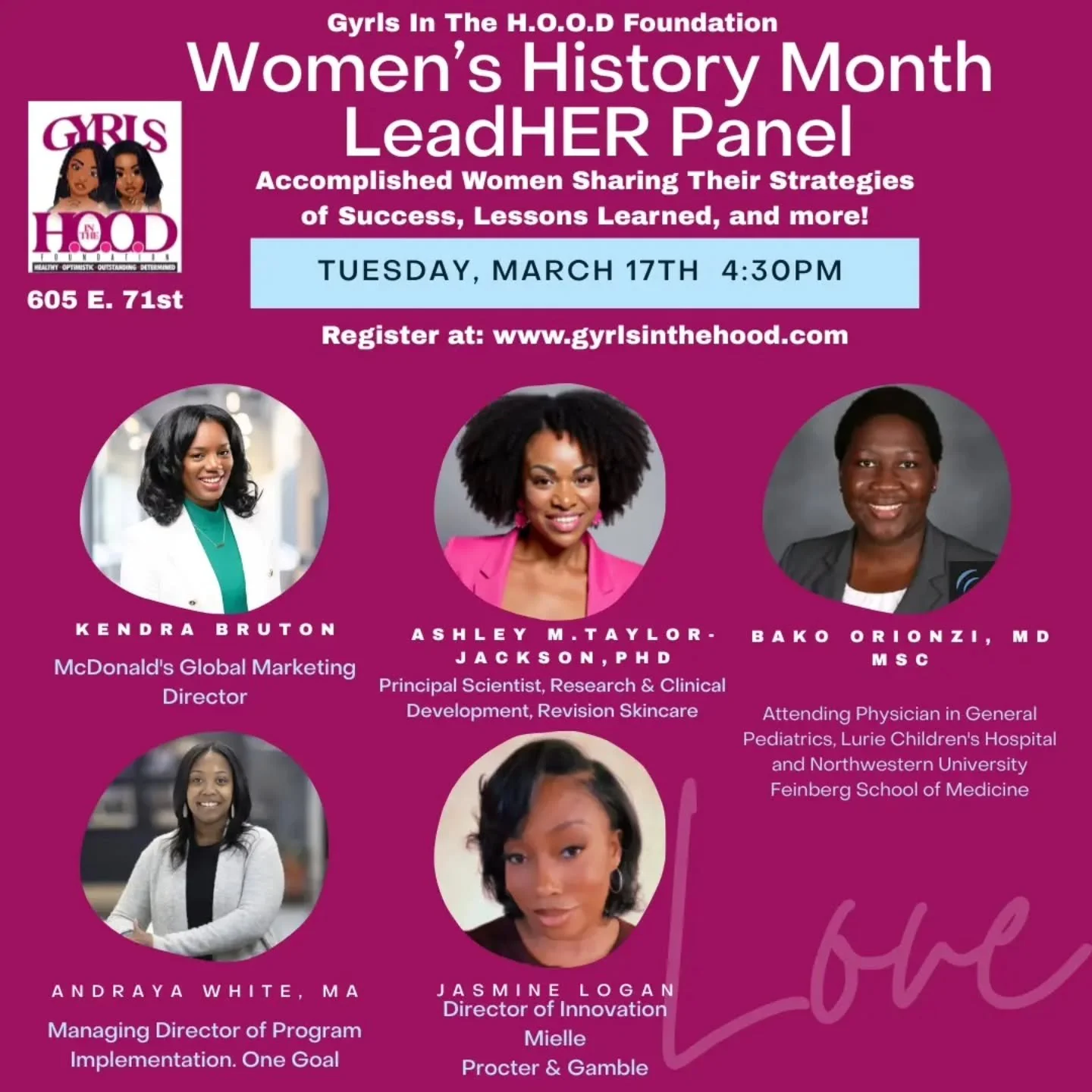 Women’s History Month Event