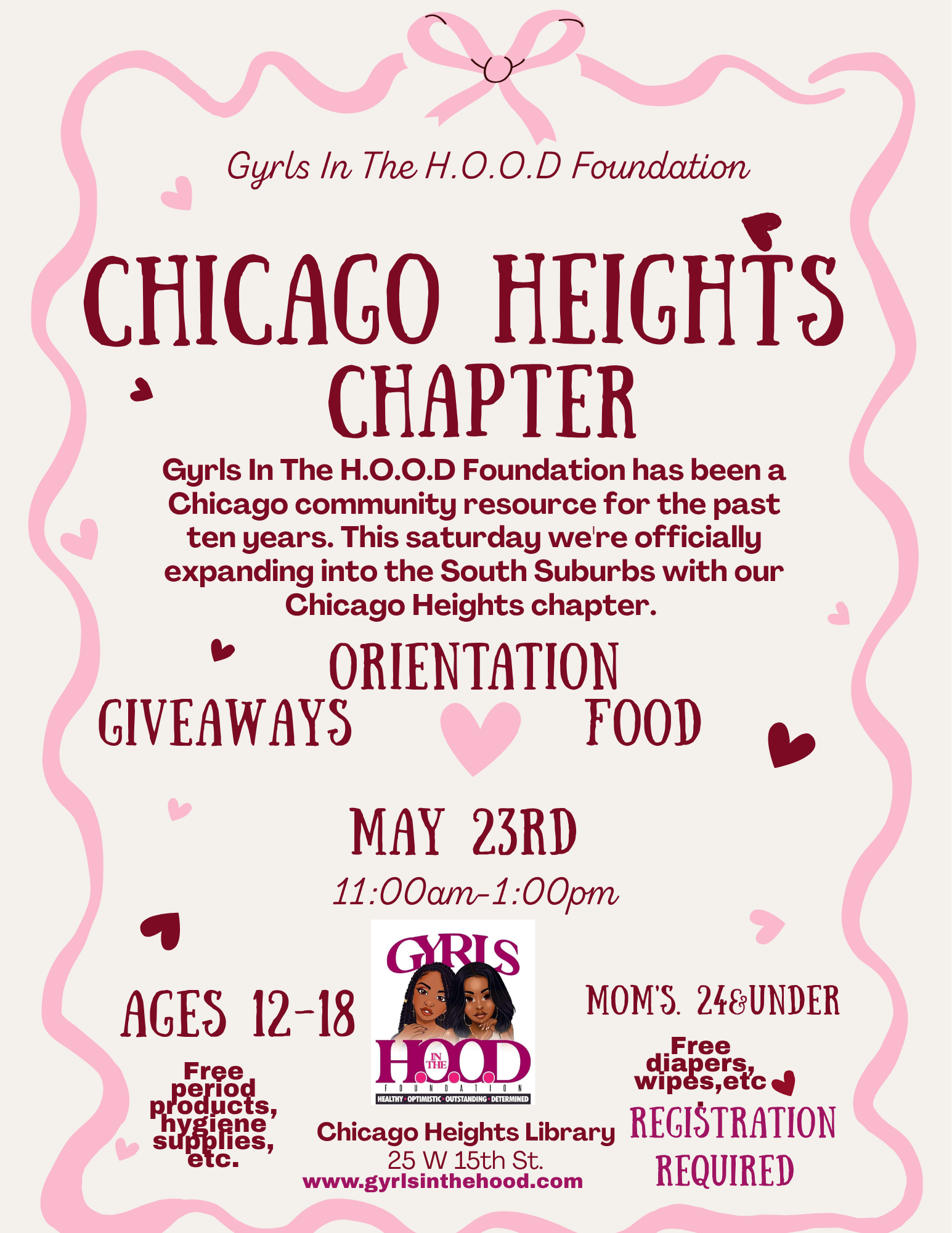 CHICAGO HEIGHTS CHAPTER ORIENTATION