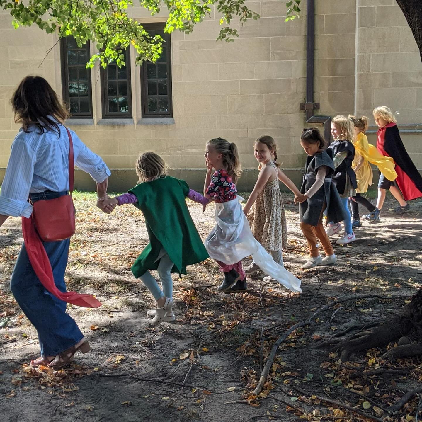 The final harvest is coming to fruition, the air grows cooler, the days shorter, and meteor showers rain down from the heavens at night. This is the time of year when Meadowlark children can be found preparing for Michaelmas. They make soup with vege