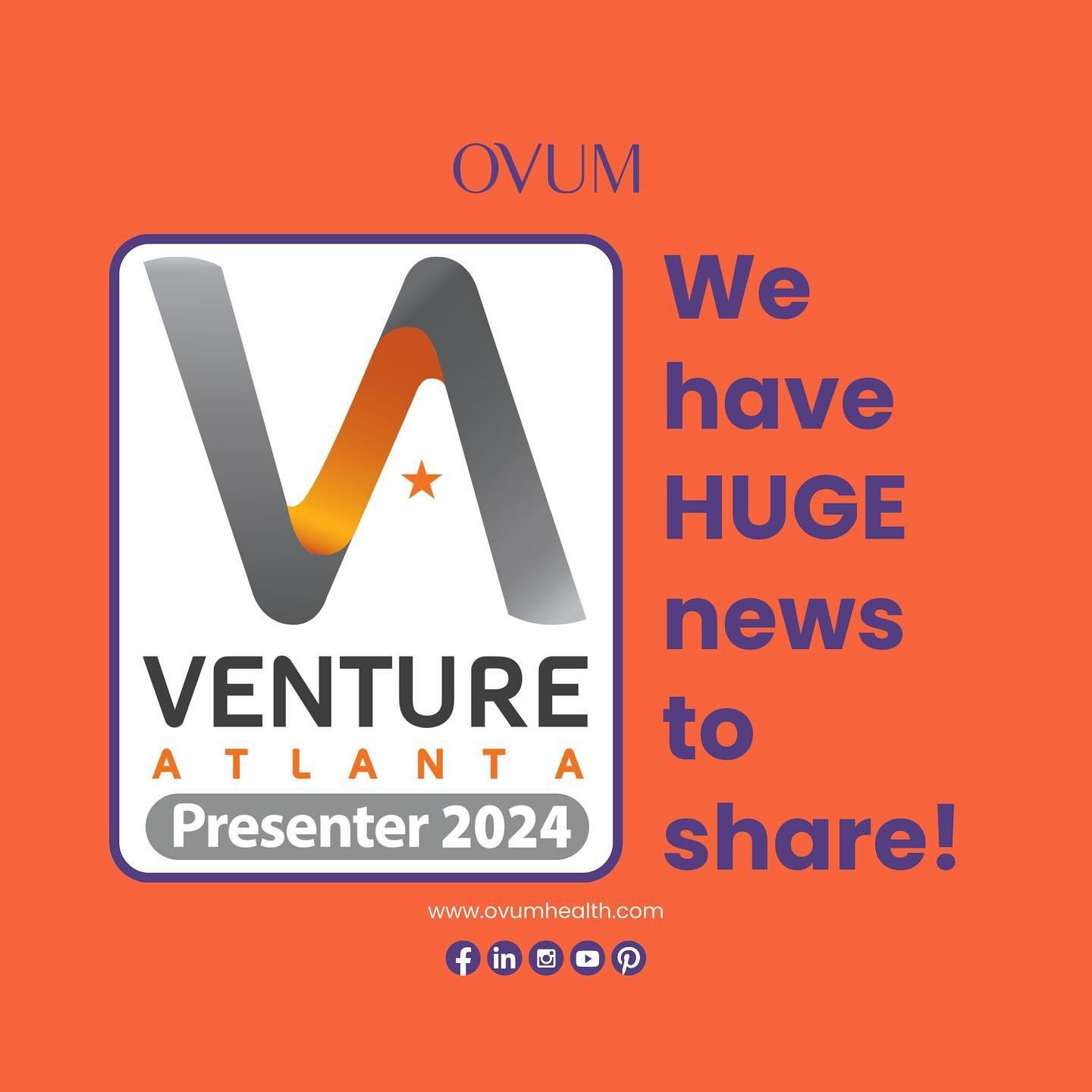 Ovum Health is on FIRE!! We are thrilled to announce we were chosen as one of the Southeast region&rsquo;s most promising technology companies by @ventureatlanta Conference 2024! The conference coincides with the opening of our official Atlanta HQ in