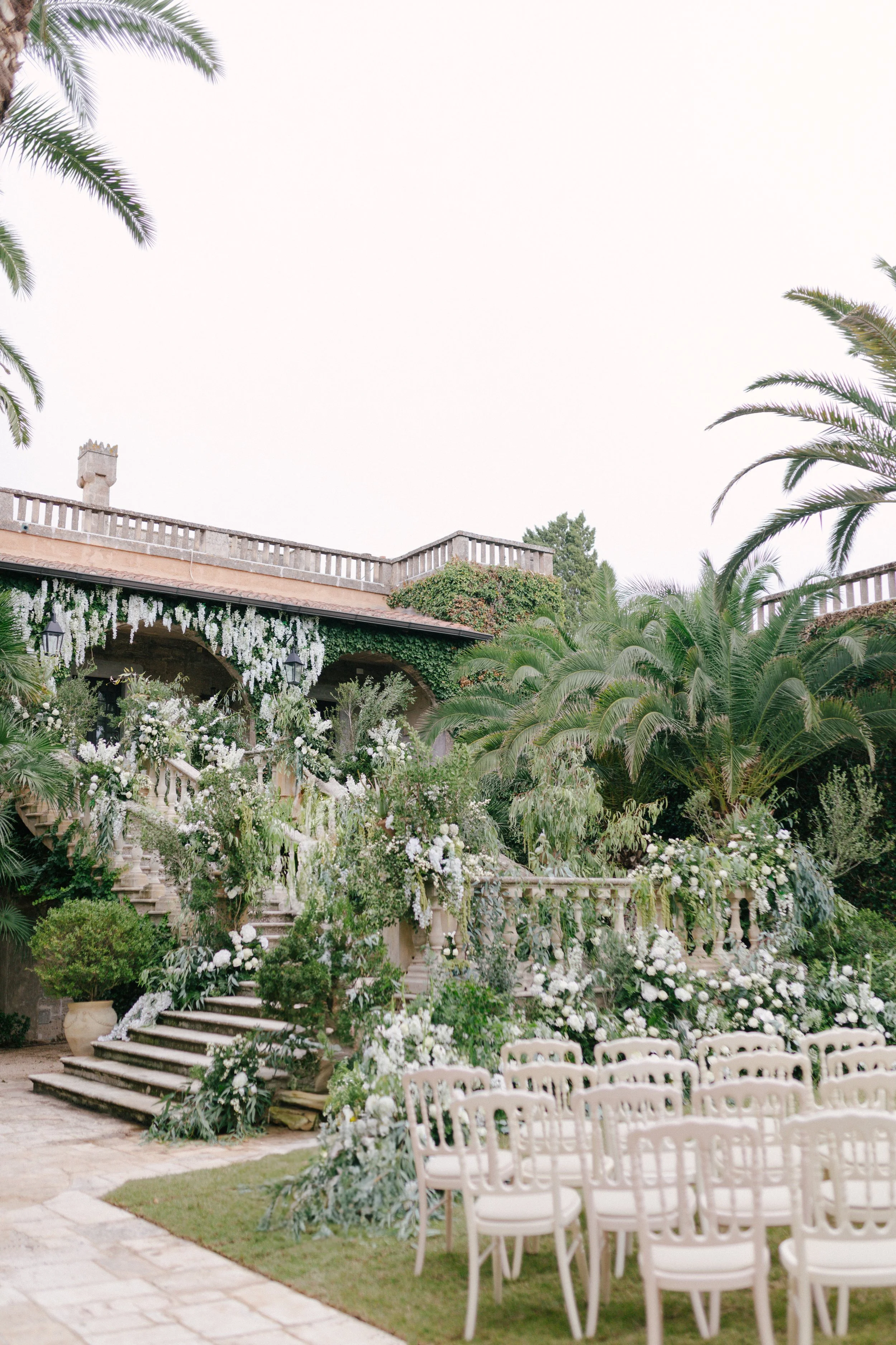 Italian Wedding Ceremony Destination Wedding Florist