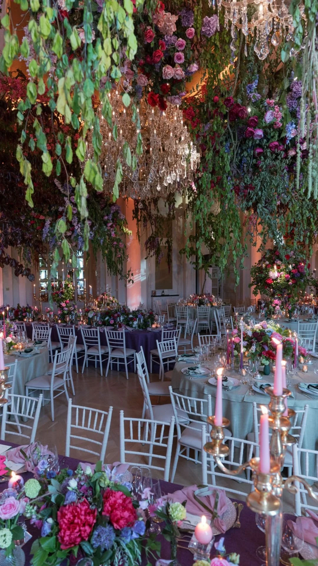 Luxury Wedding reception at Adare Manor