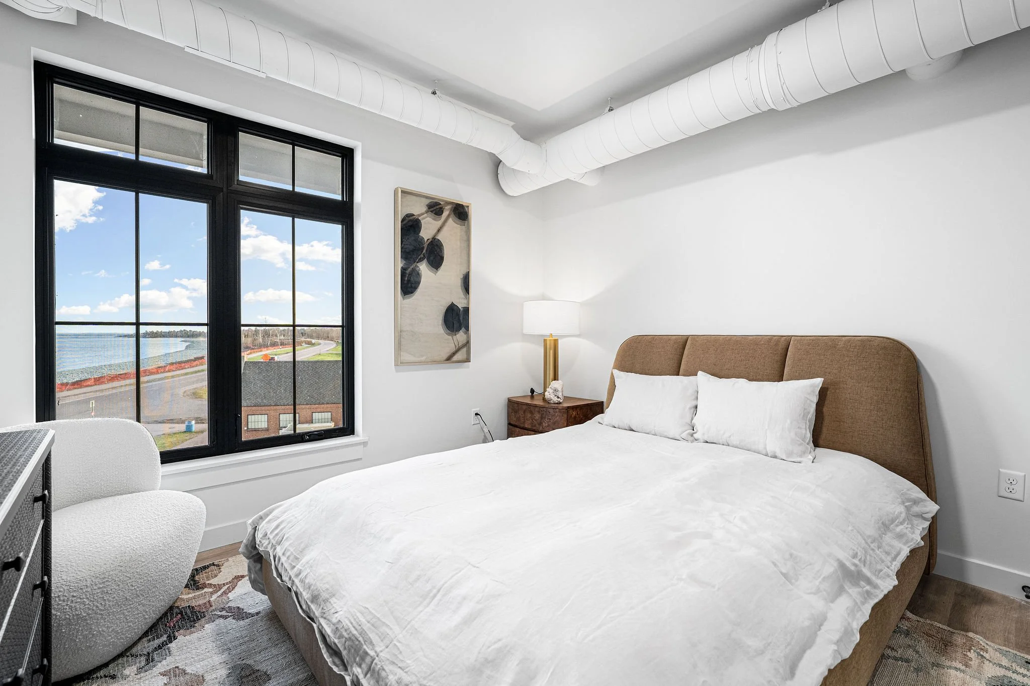 The Residences at North Harbor in Marquette Michigan on Lake Superior furnished model unit