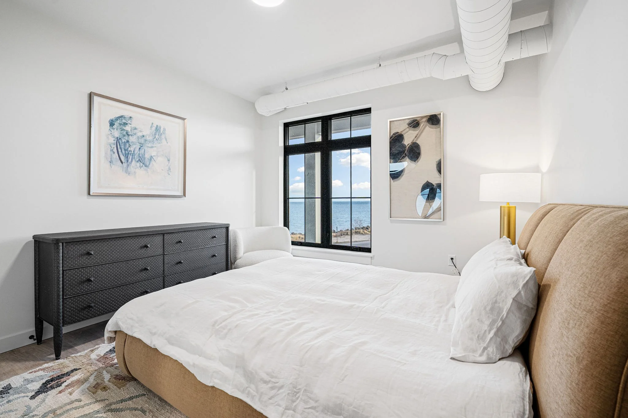 The Residences at North Harbor in Marquette Michigan on Lake Superior furnished model unit