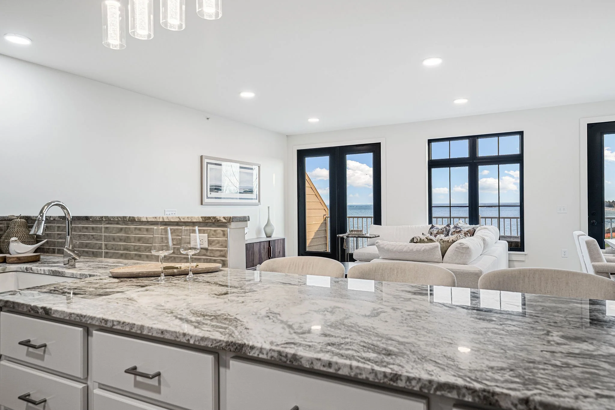 The Residences at North Harbor in Marquette Michigan on Lake Superior furnished model unit