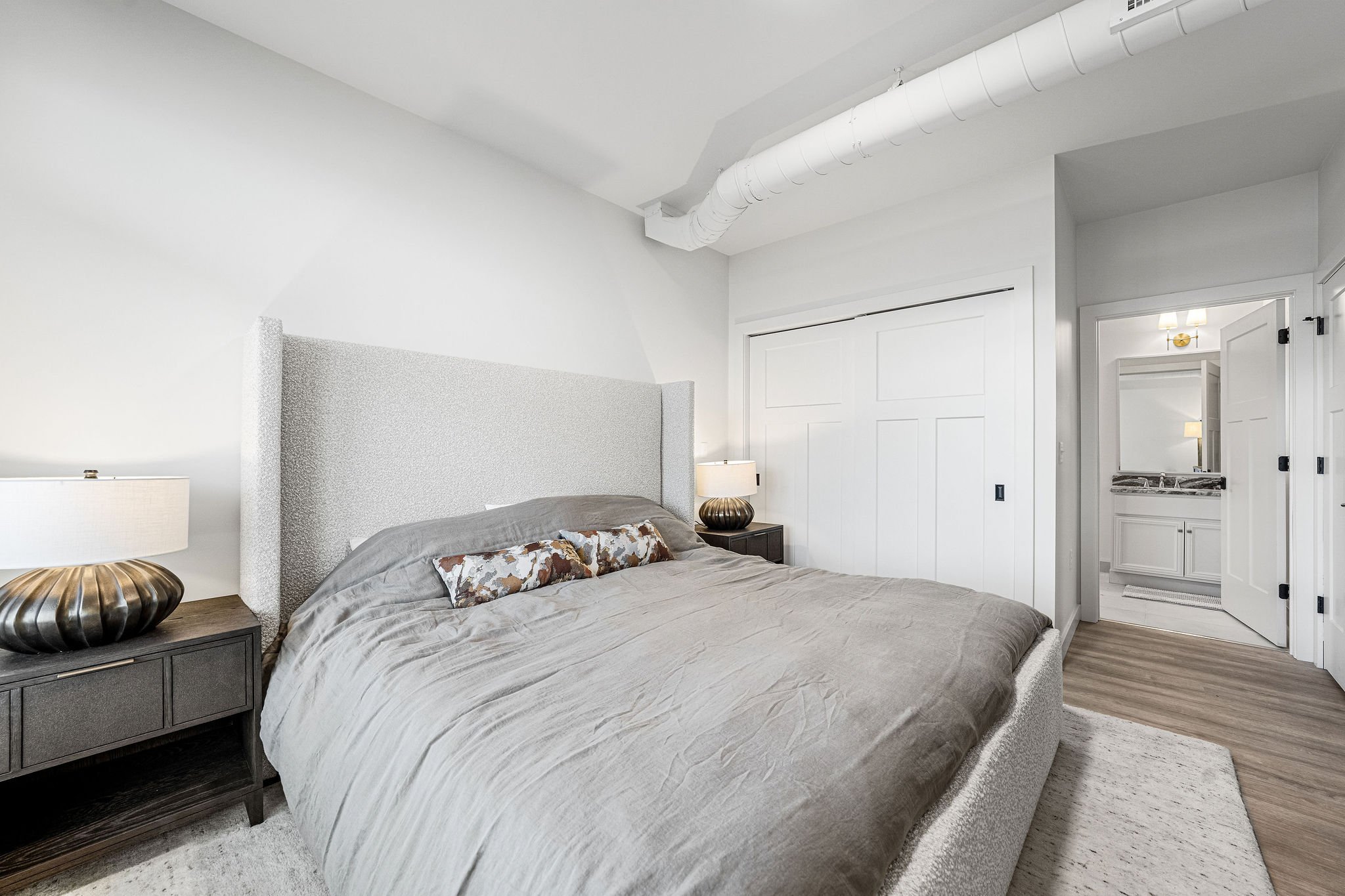 The Residences at North Harbor in Marquette Michigan on Lake Superior furnished model unit