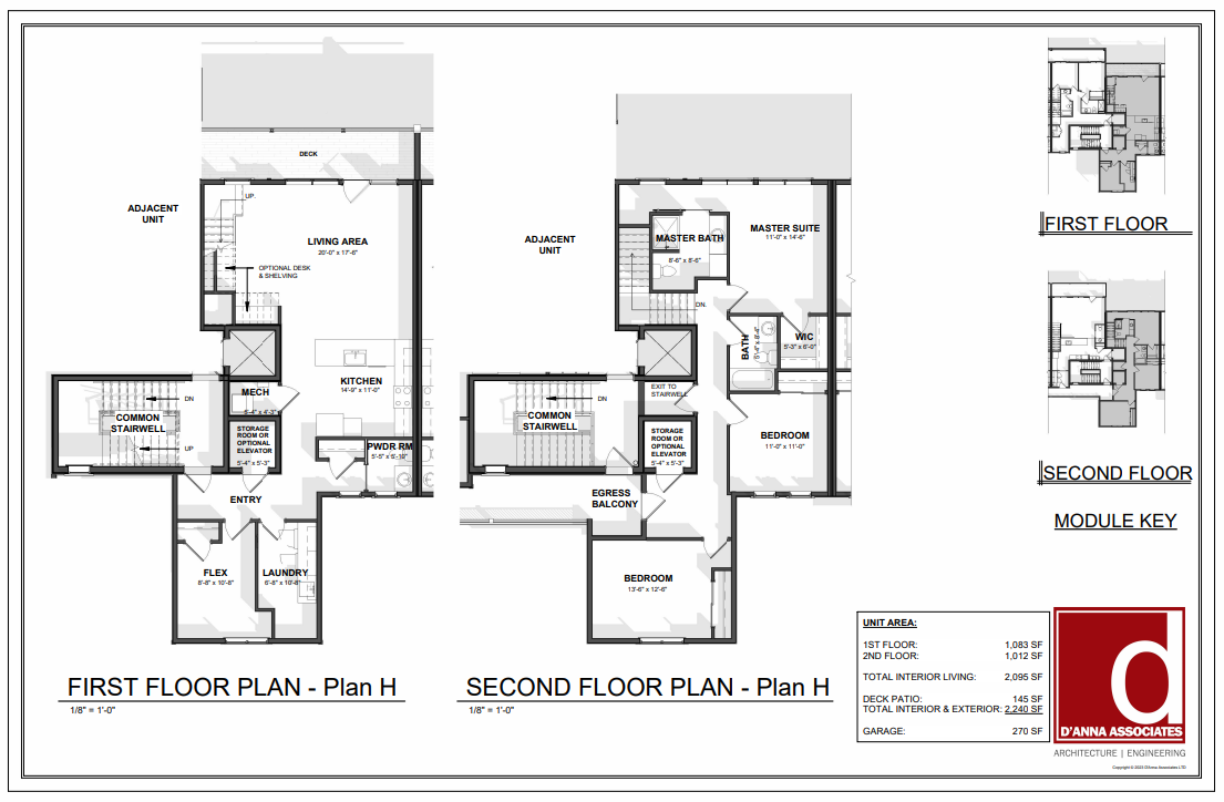 The Residences at North Harbor in Marquette Michigan Floor Plan H