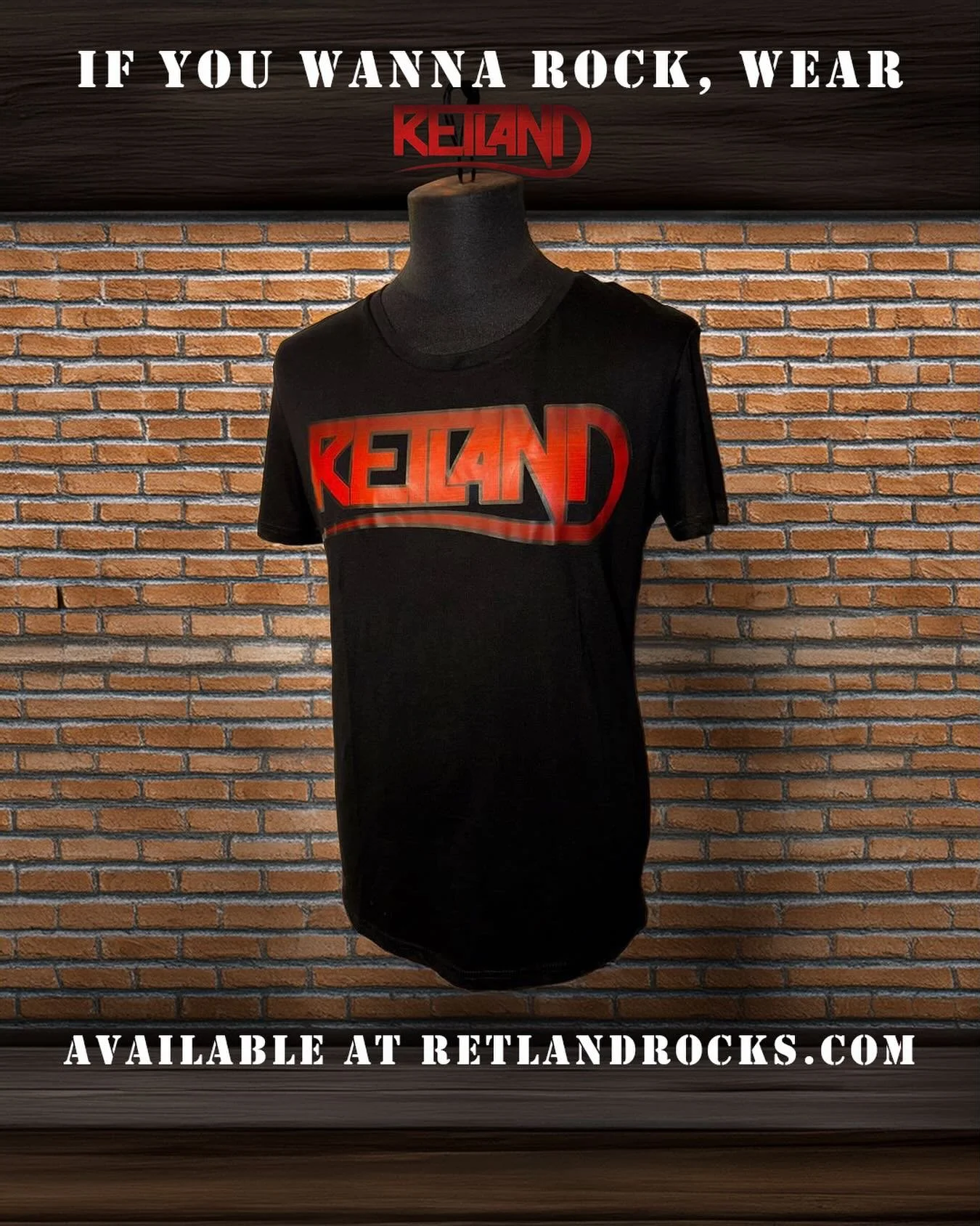 If you wanna Rock, wear Retland! 🫵 Shirts and some more stuff, that you need, available at our online store 🔥 #rocknroll #rockmerch #supportyourlocalartist