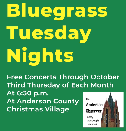 County Kicks Off Bluegrass Tuesday Nights Free Concert Series