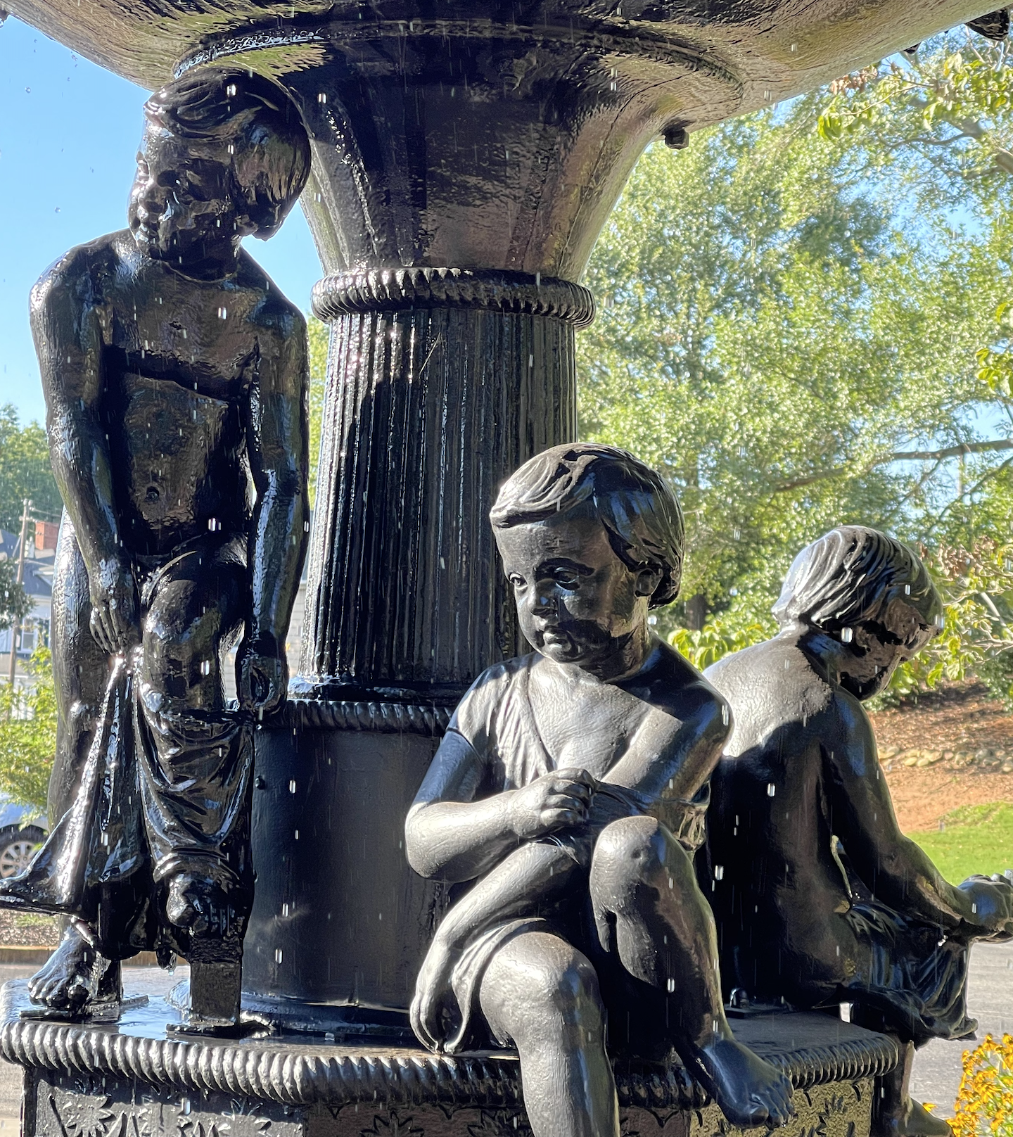 Cerub's Return Marks Completion of Fountain Restoration