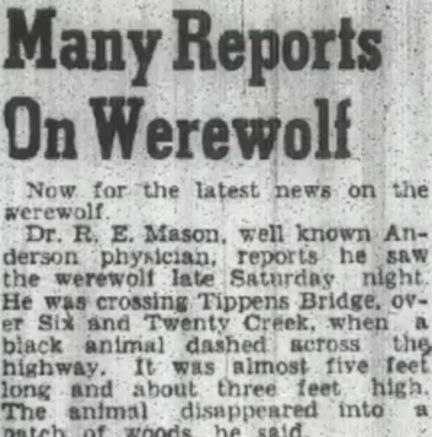 Anderson "Werewolf" of 1945 Remains Mystery