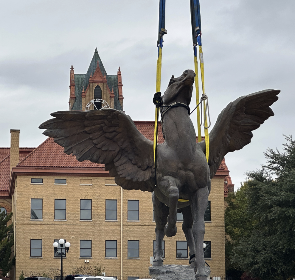 New Sculpture Takes Wing on County Green Park