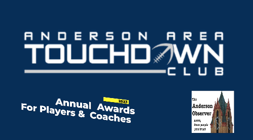 Anderson TD Club Honors Players, Coach of the Year