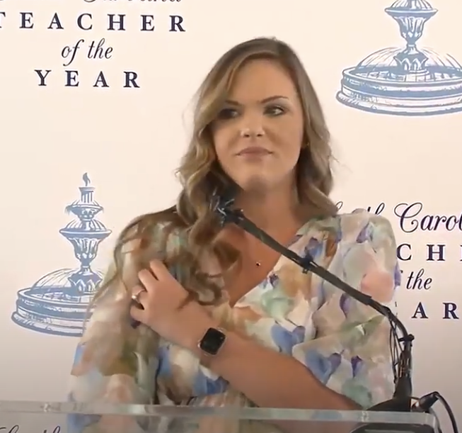 Palmetto Middle School Teacher Chosen Top in State