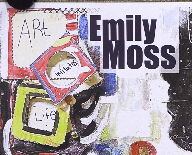 Art Slam Winner Moss Work on Exhibit at Library